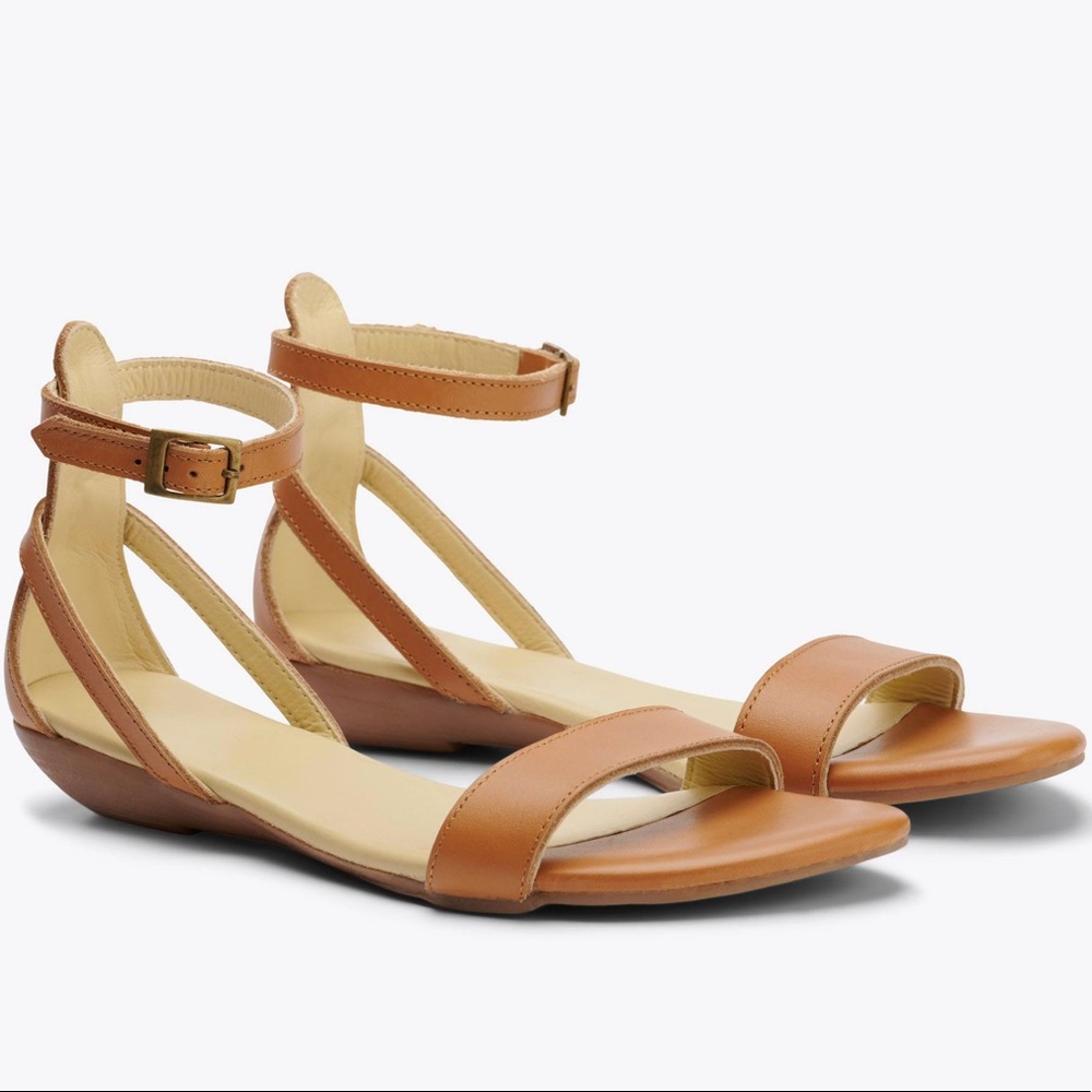 Nisolo Serena Sandals Almond Size 6